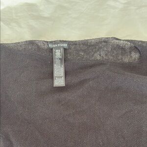 Eileen Fisher black poncho